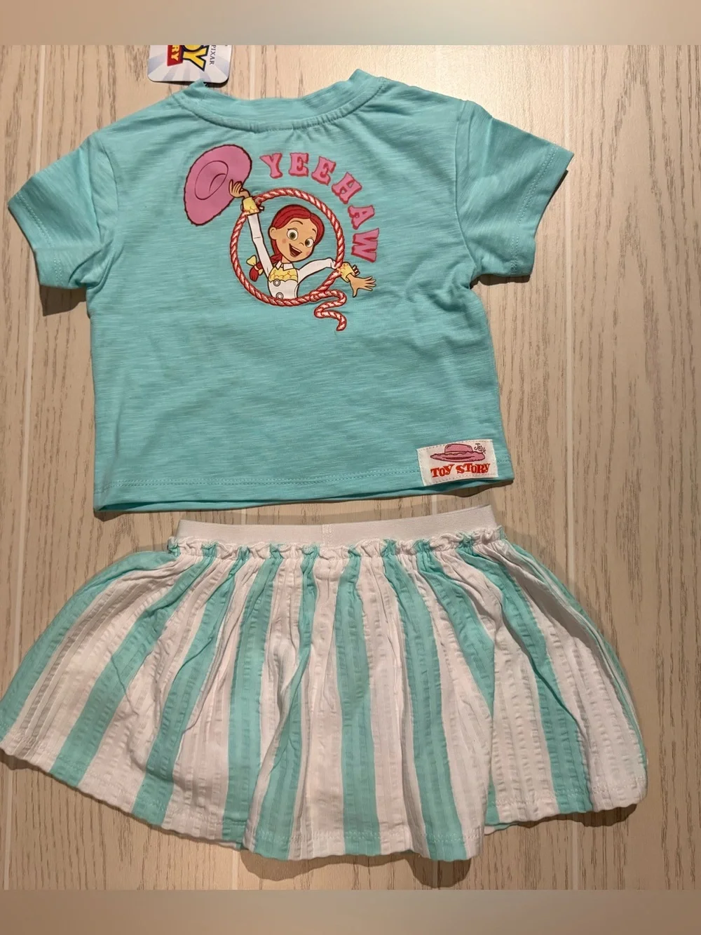 Disney Pixar Toy Story Jessie Toddler Girls 18M 2pc Skort Outfit Western NWT